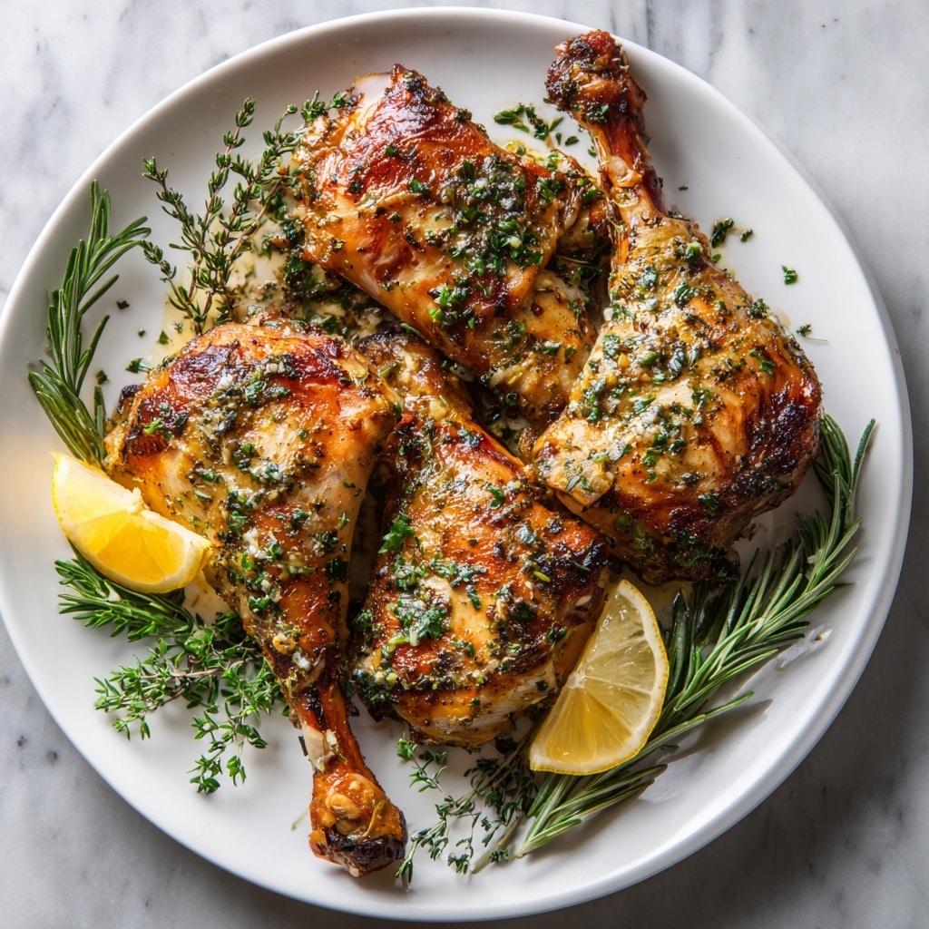 Air-Fryer Turkey Legs with Cranberry Orange Sauce Recipe