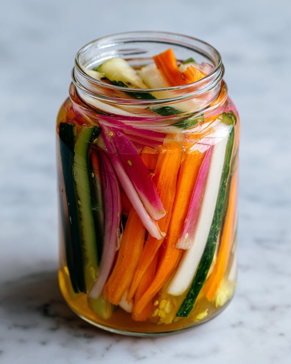 Quick Fridge Pickled Vegetables Recipe - Recipe Image