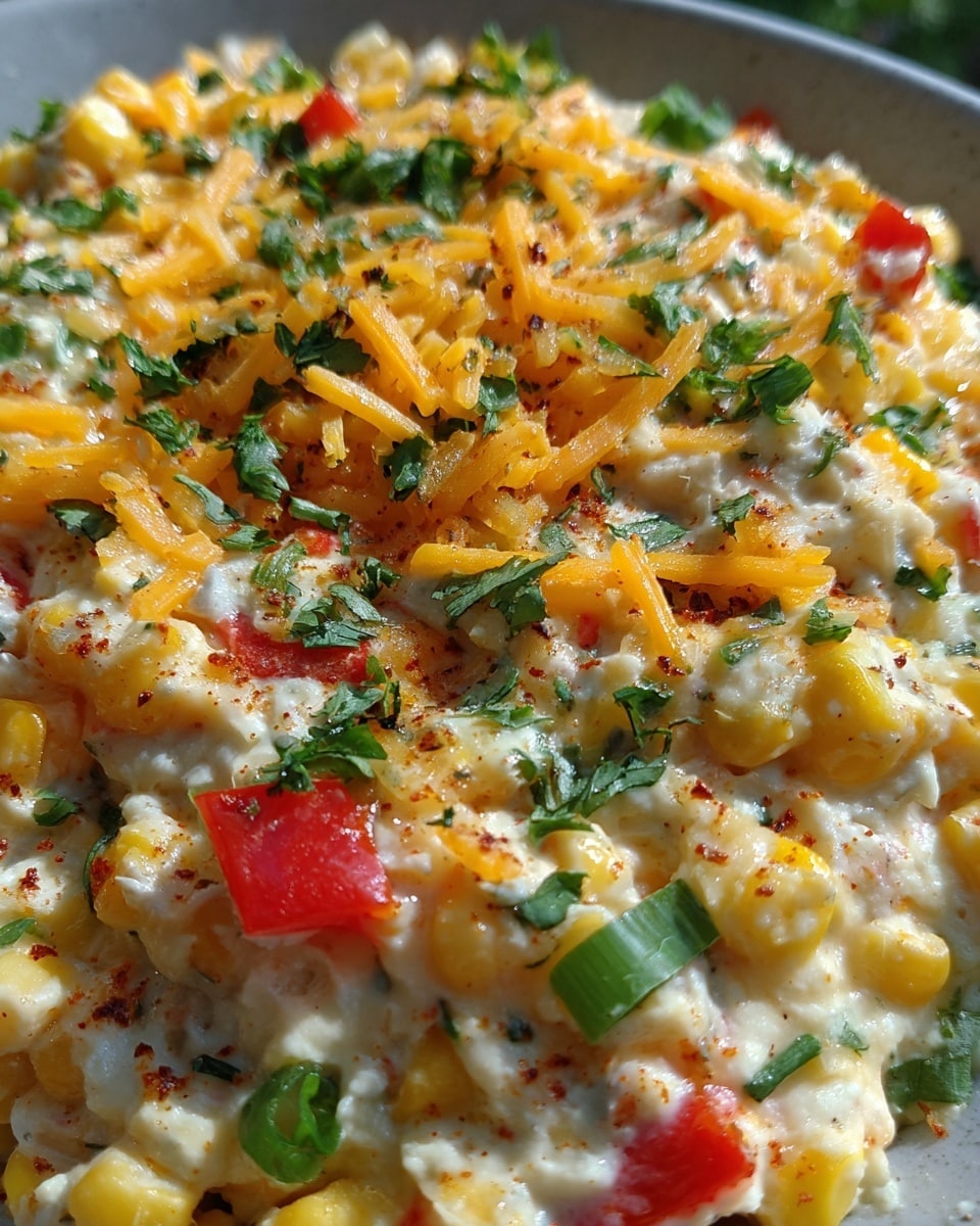 Queso Verde Corn Dip Recipe - Recipe Image