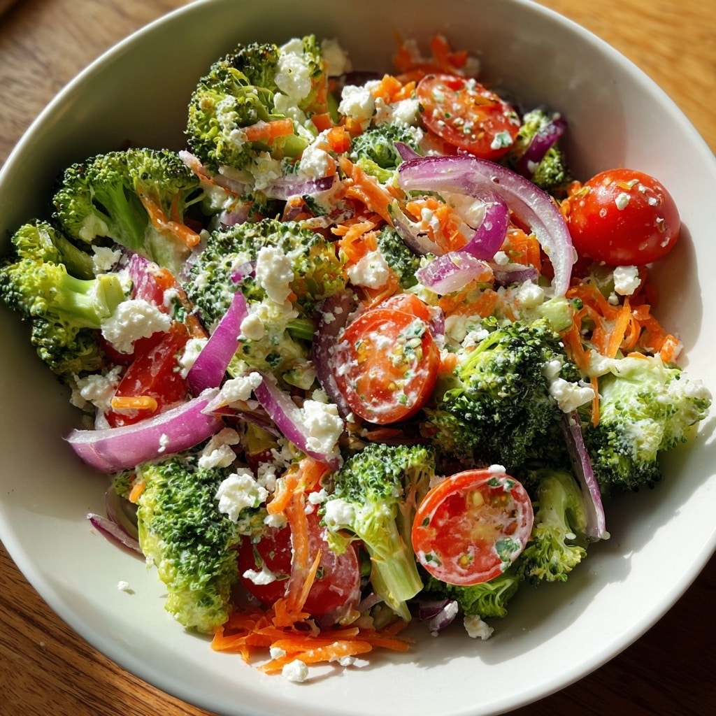 Broccoli Salad with Cranberries, Cashews, and Lemon-Dressed Vinaigrette Recipe - Recipe Image