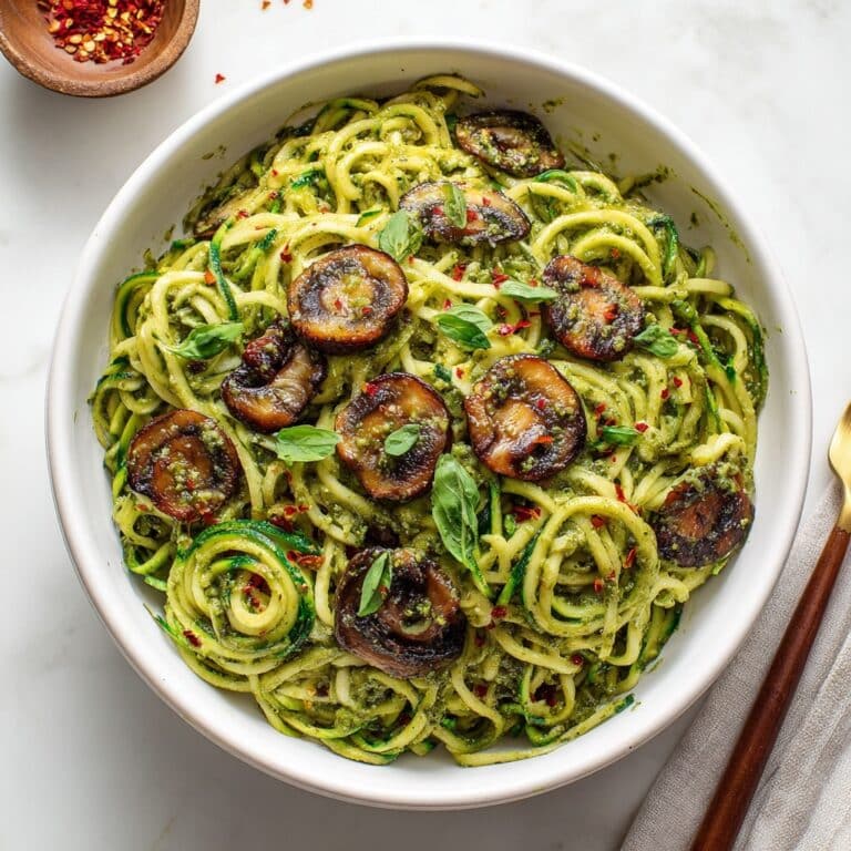 Roasted Eggplant Noodles with Cashew Sauce Recipe
