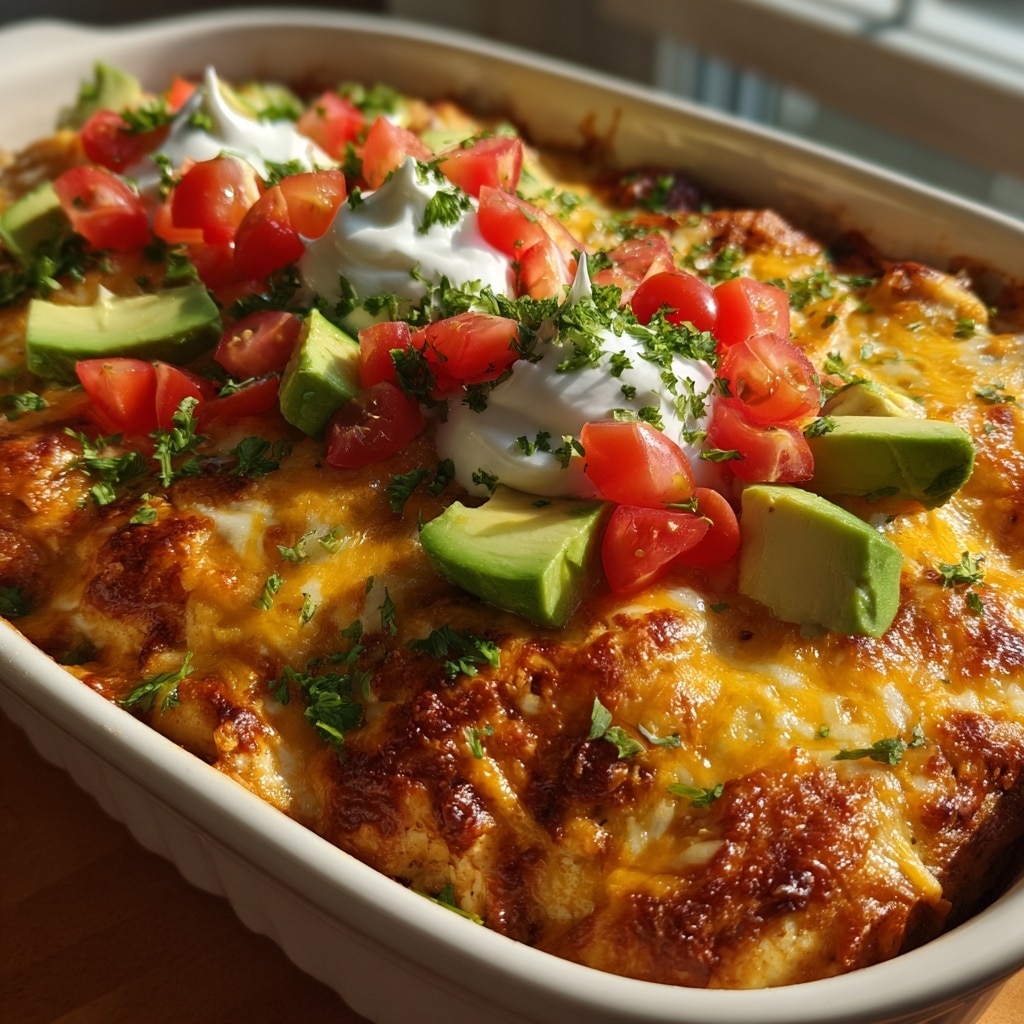 Amazing 20-Minute Green Chile Chicken Enchiladas Recipe - Recipe Image