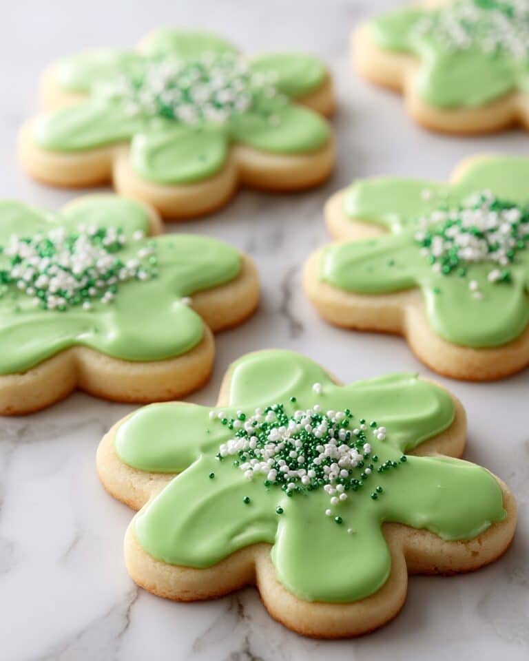 St. Patrick’s Day Shamrock Sugar Cookies Recipe