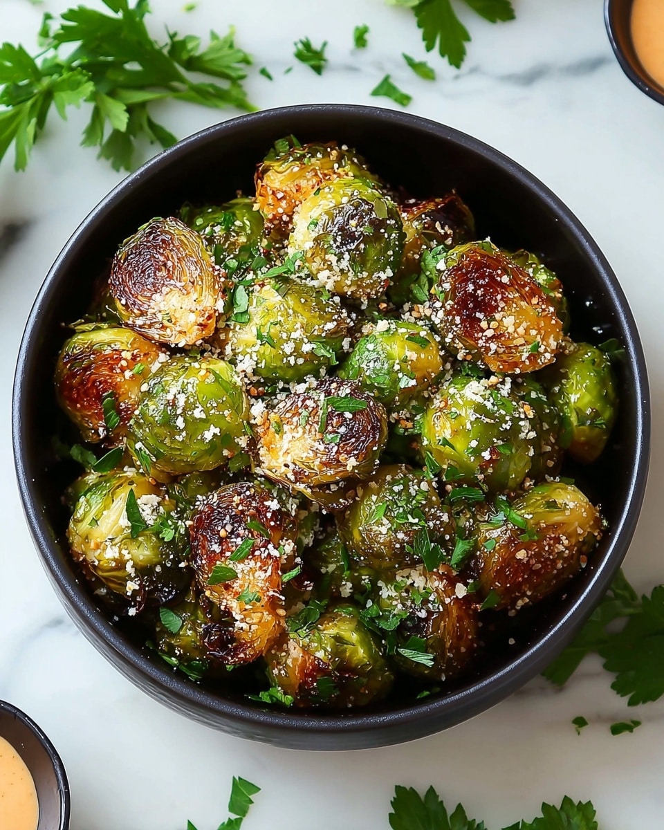 Parmesan Brussels Sprouts: The Ultimate Guide to Crispy Perfection Recipe - Recipe Image