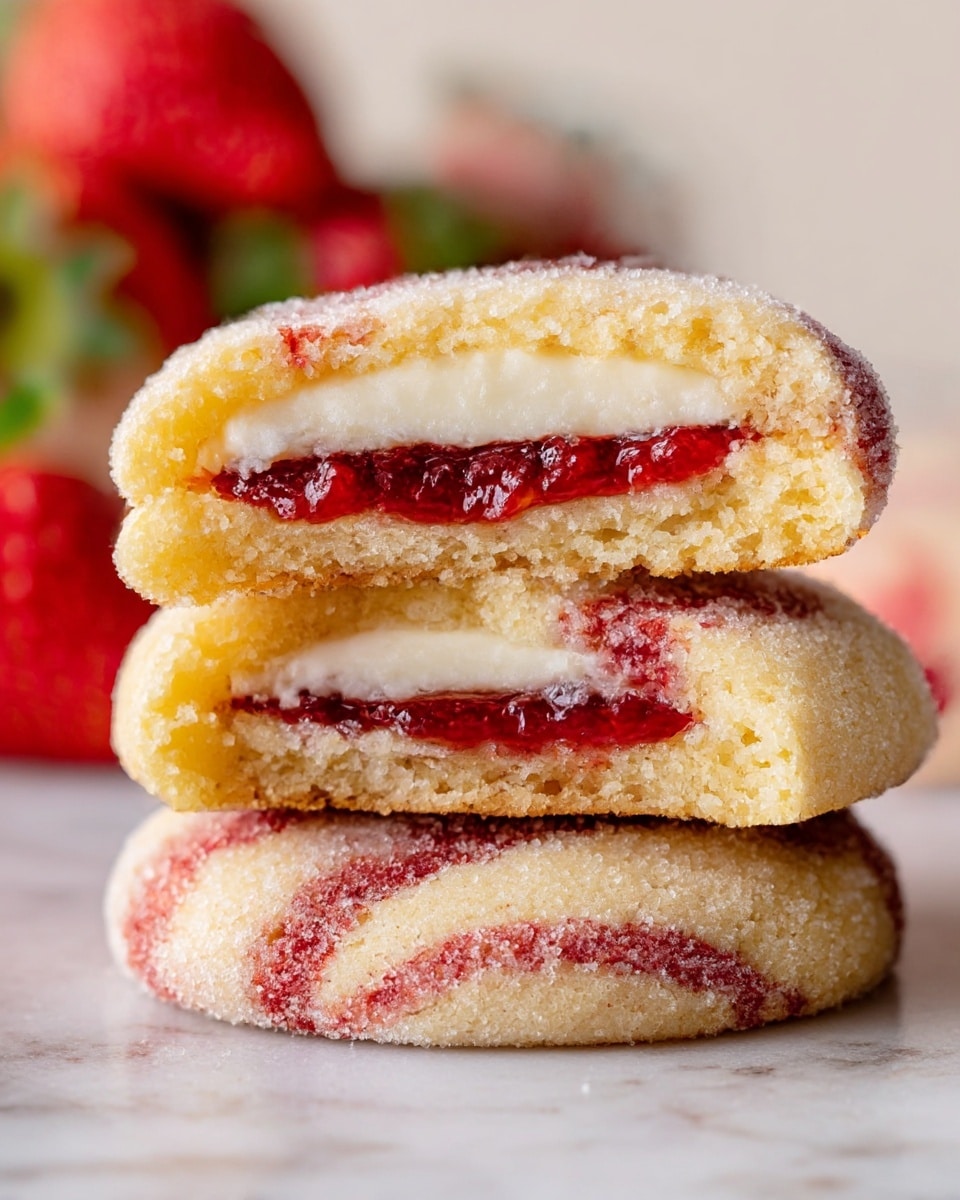 Strawberry Cheesecake Cookies Recipe - Recipe Image