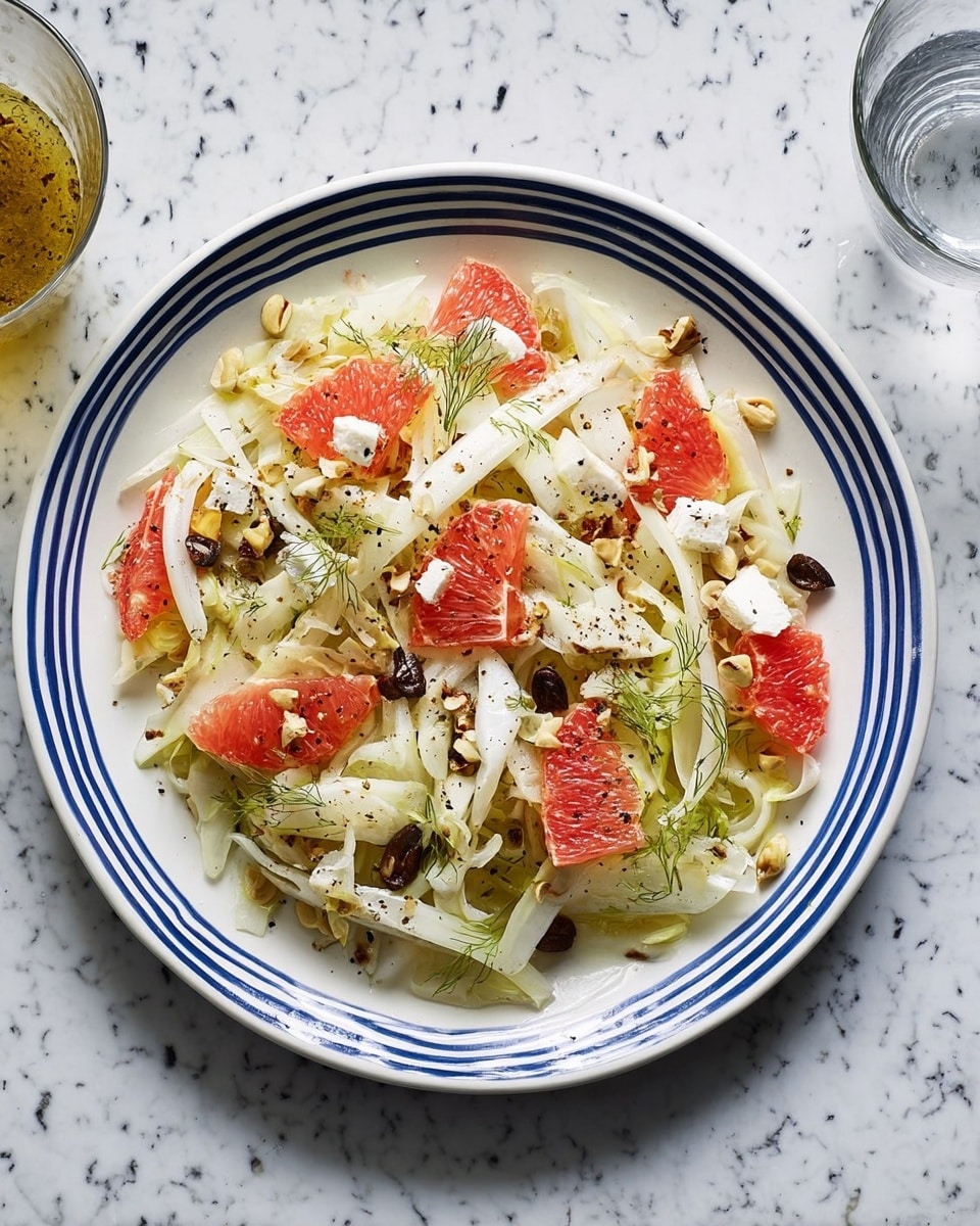 Grapefruit & Goat Cheese Fennel Salad Recipe - Recipe Image
