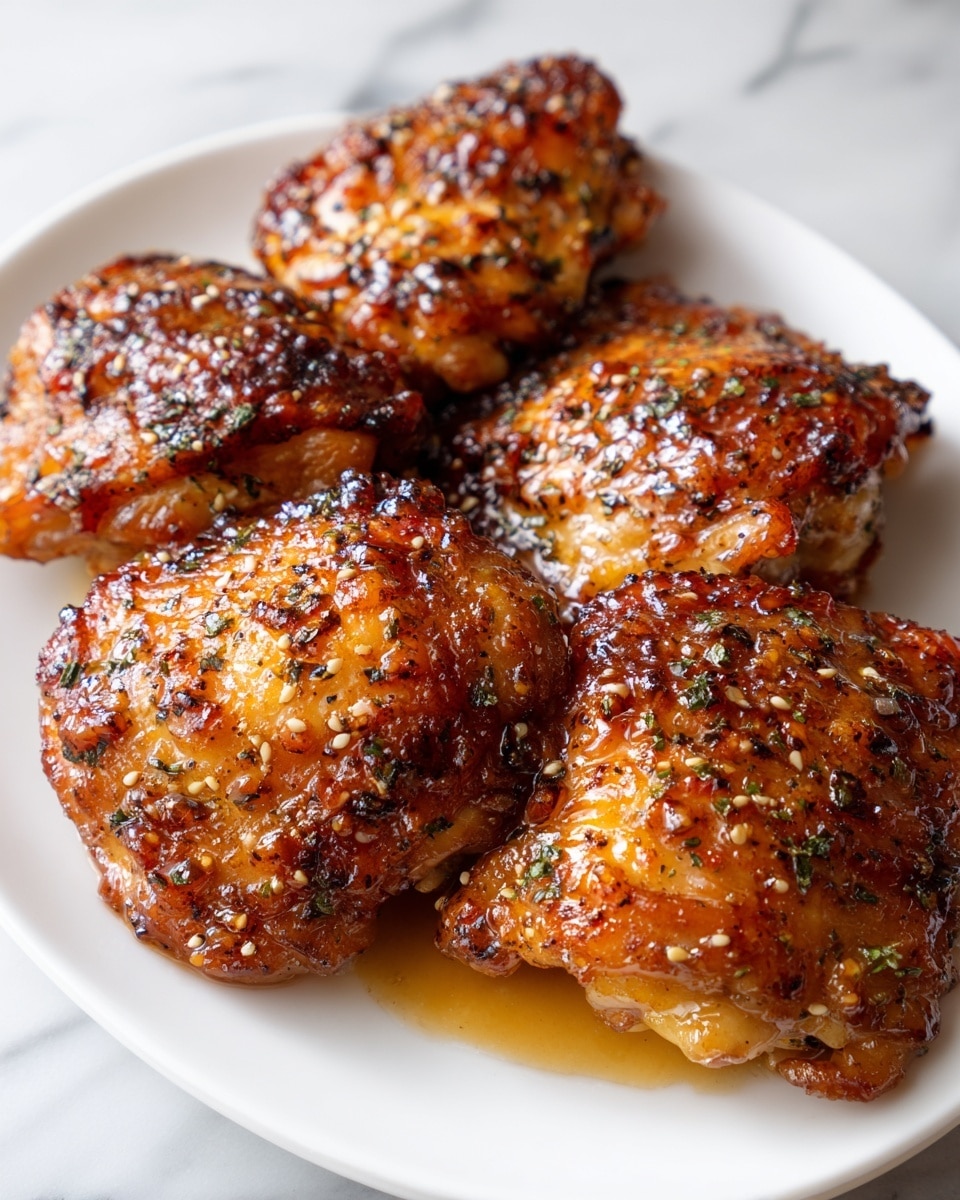 Maple Glazed Chicken Thighs Recipe - Recipe Image