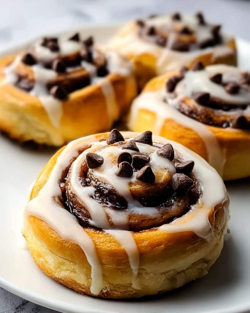 Chocolate Chip Cookie Stuffed Cinnamon Rolls Recipe