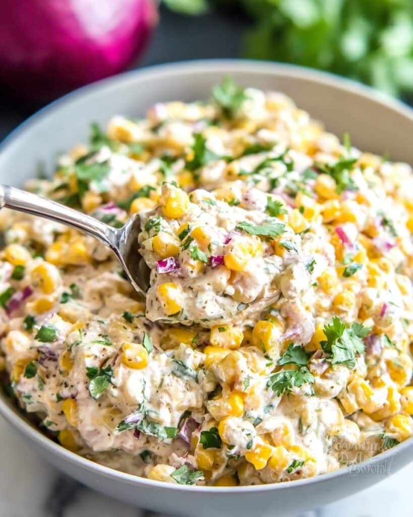 Mexican Street Corn Chicken Salad Recipe