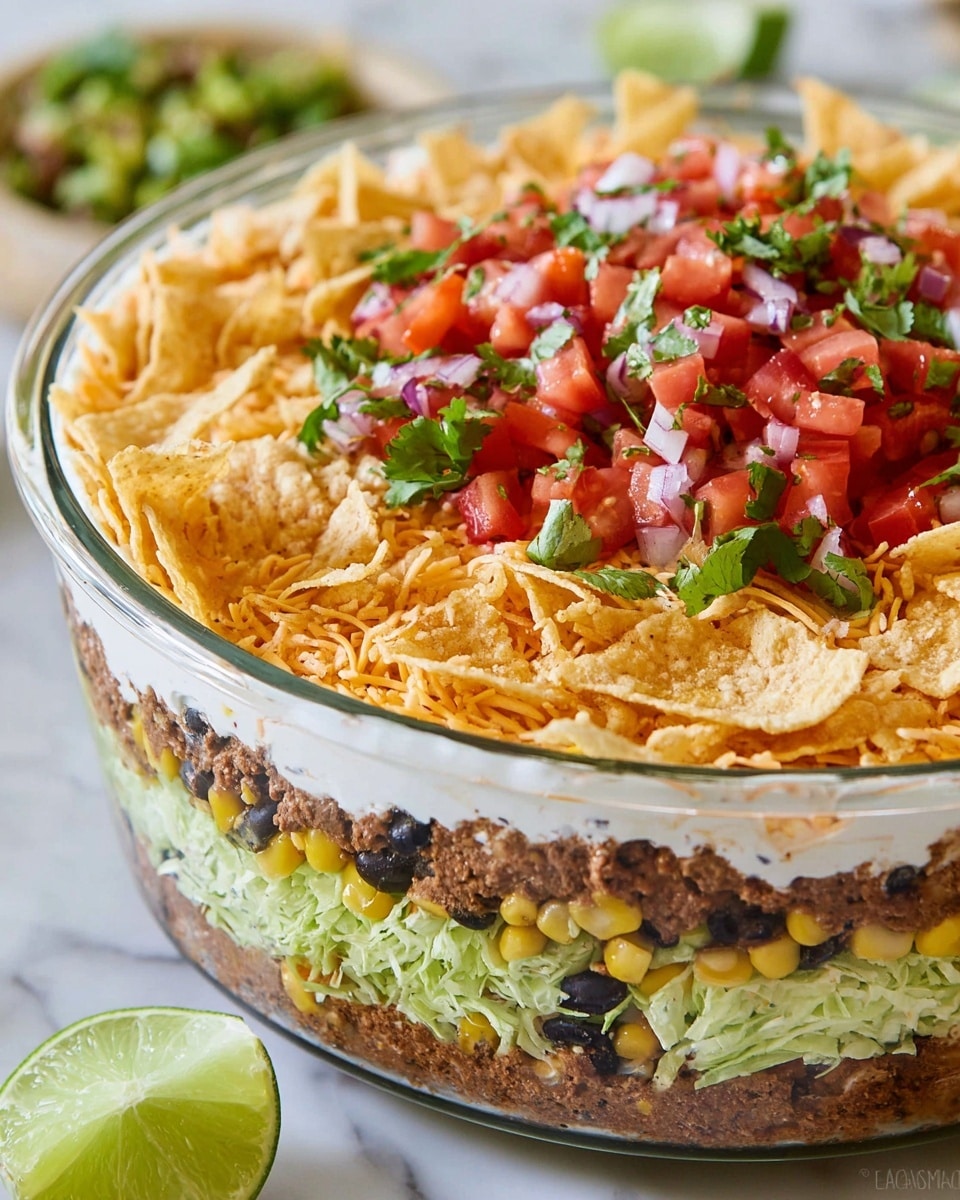 Layered Taco Salad Recipe - Recipe Image