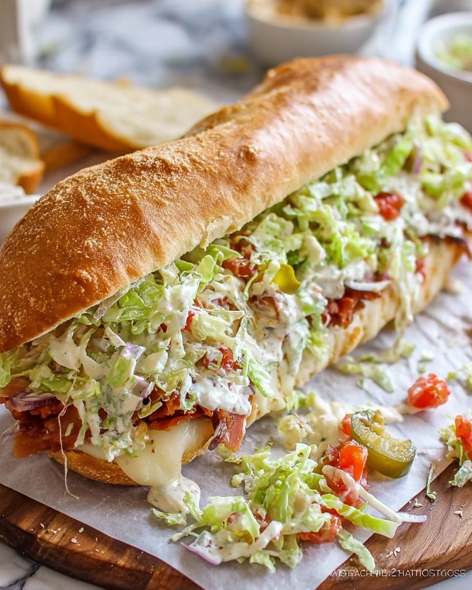 Baked Italian Grinder Sandwiches Recipe - Recipe Image