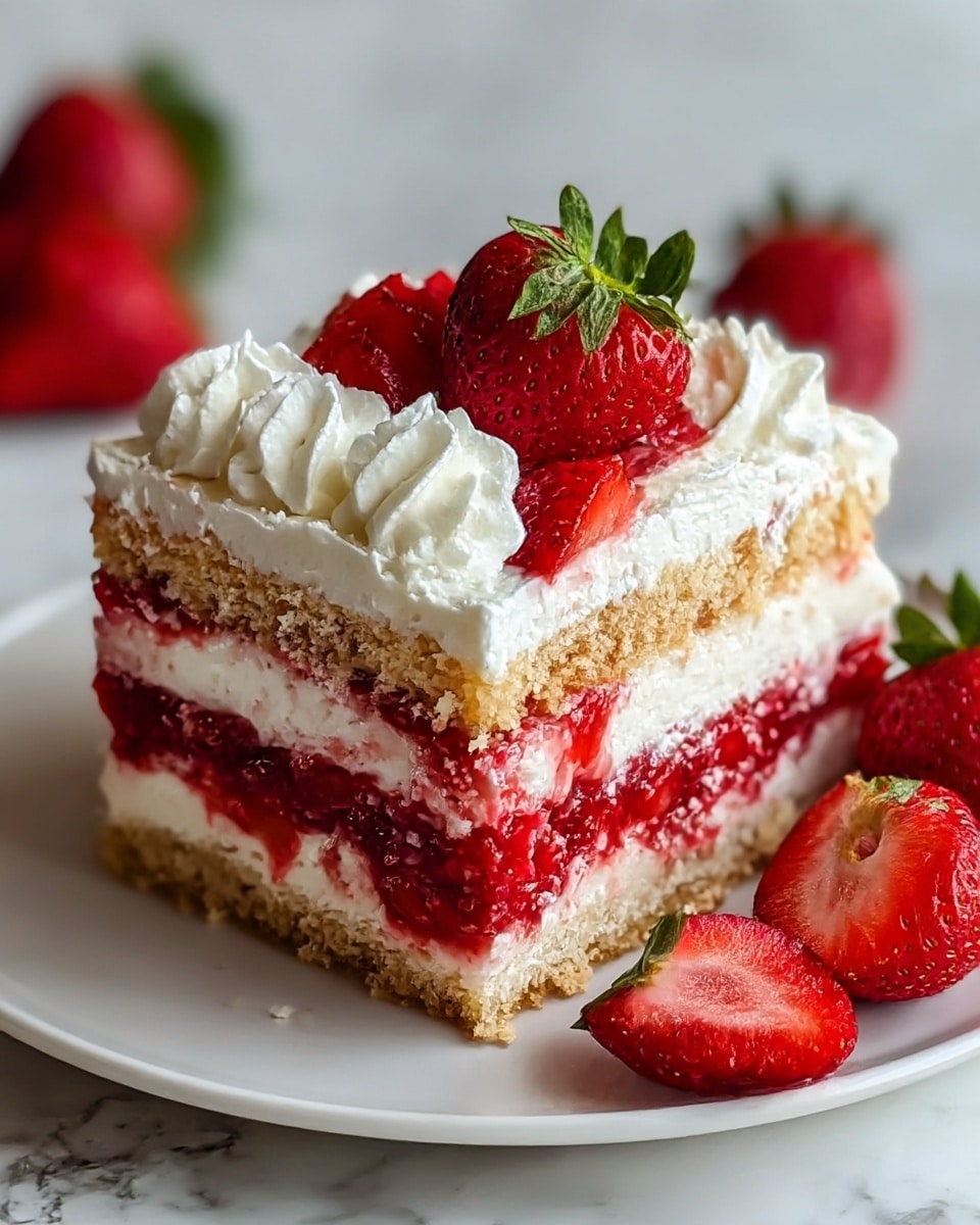 Irresistible Strawberry Earthquake Cake That Steals the Show Recipe