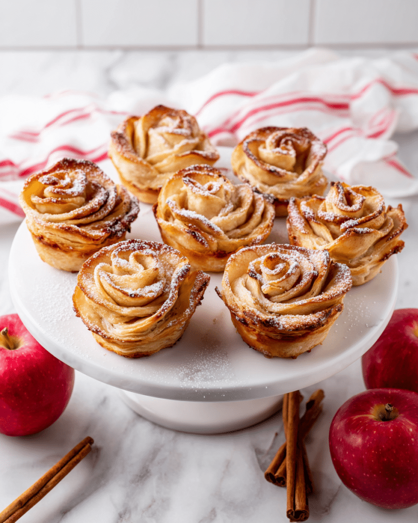 Puff Pastry Apple Roses Recipe