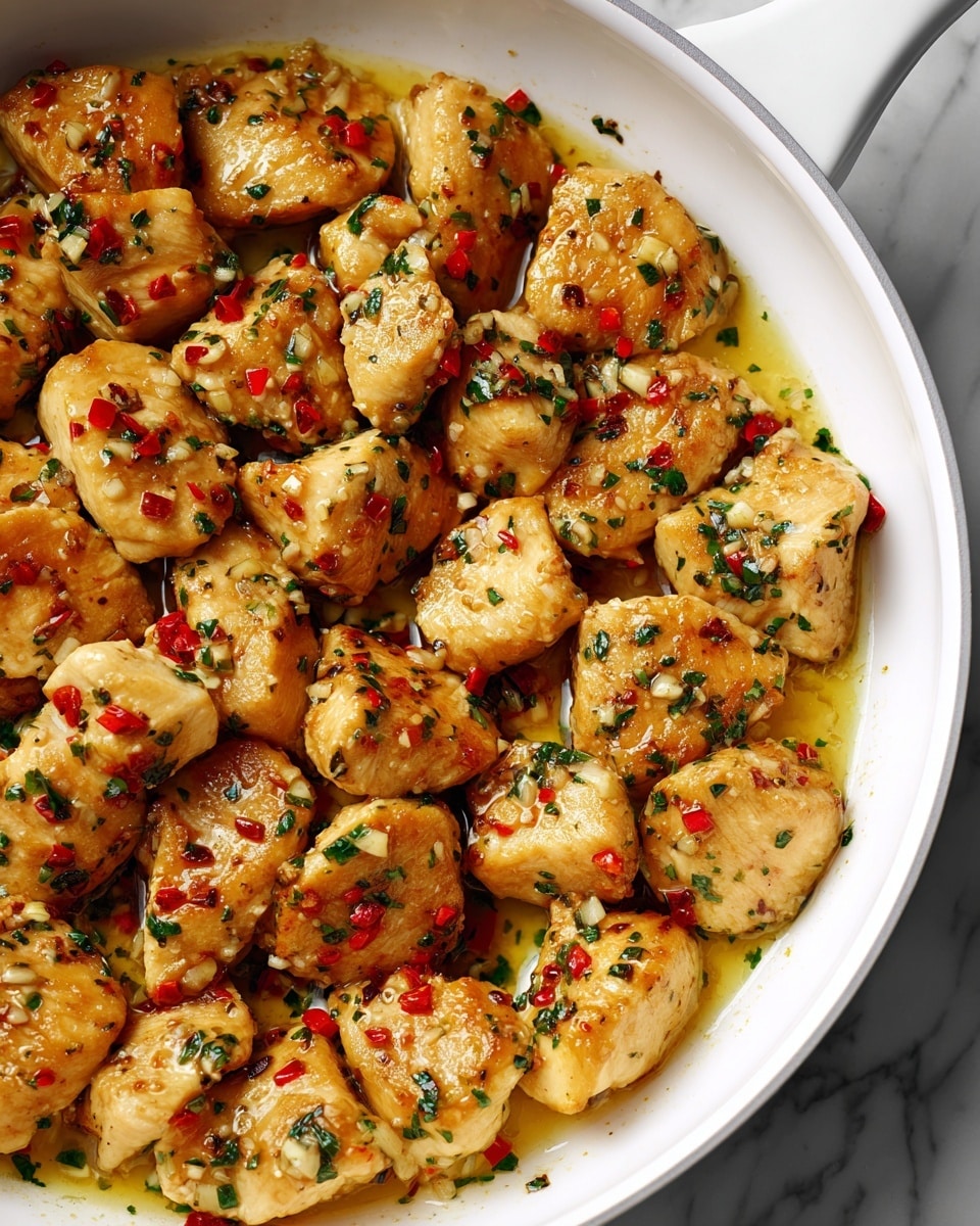 Garlic Butter Chicken Bites Recipe - Recipe Image