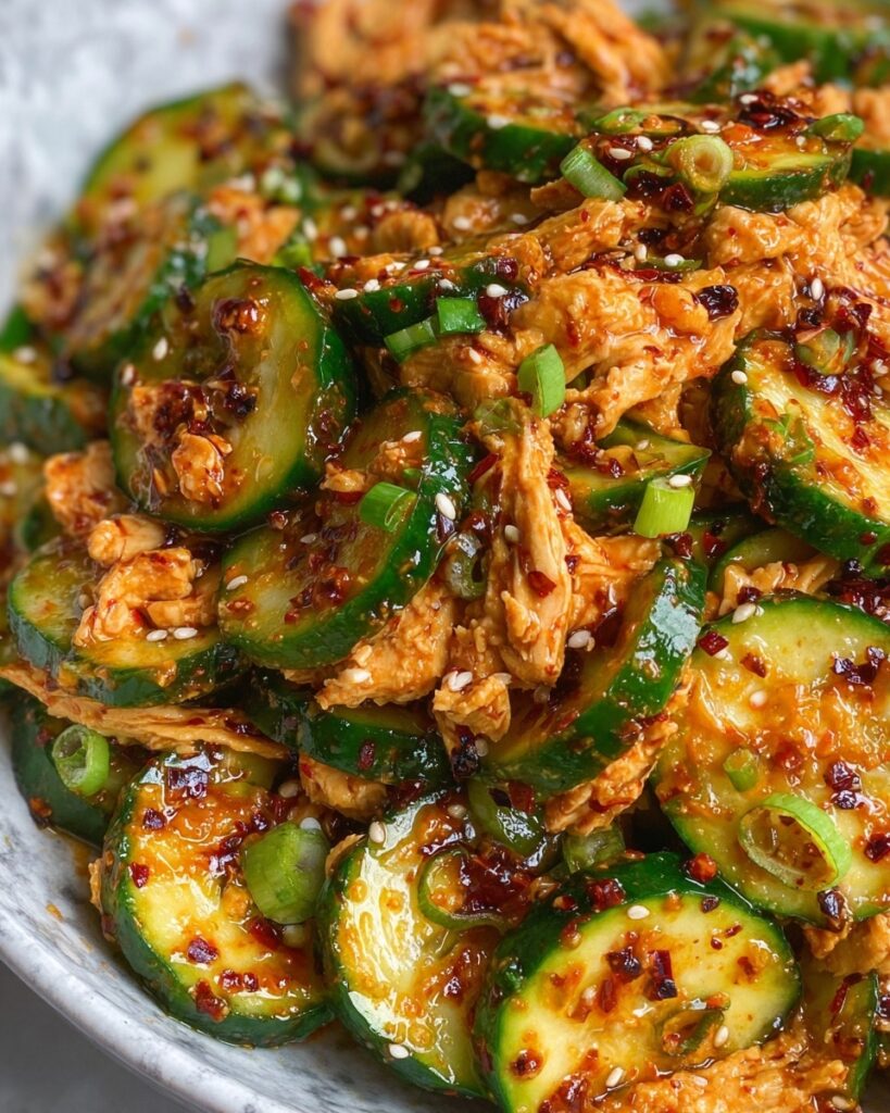 Thai Cucumber Salad with Chicken Recipe