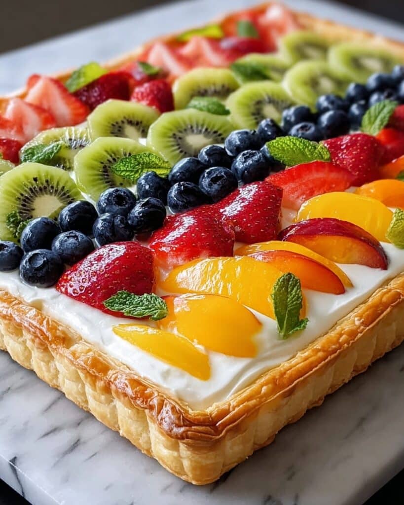 Puff Pastry Fruit Pizza Recipe