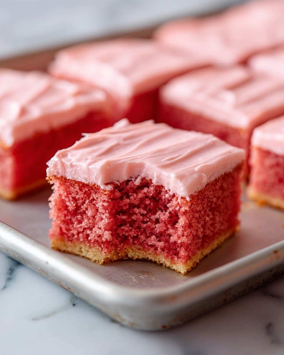 Strawberry Texas Sheet Cake Recipe - Recipe Image