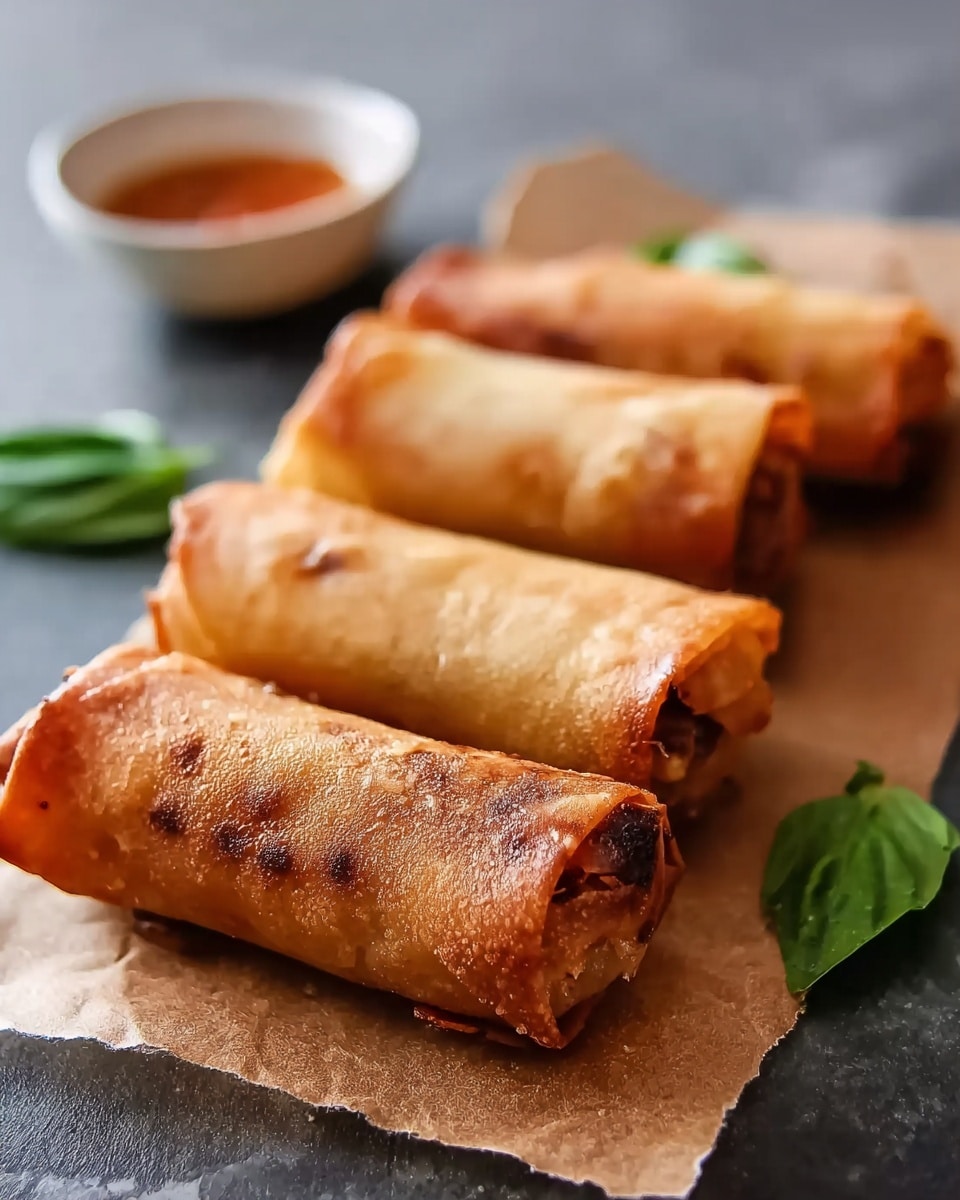 Golden Crispy Australian-Style Beef and Cabbage Chiko Rolls Recipe - Recipe Image
