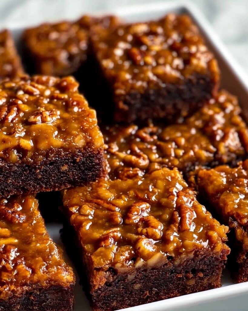 Buttery Pecan Pie Brownies Recipe