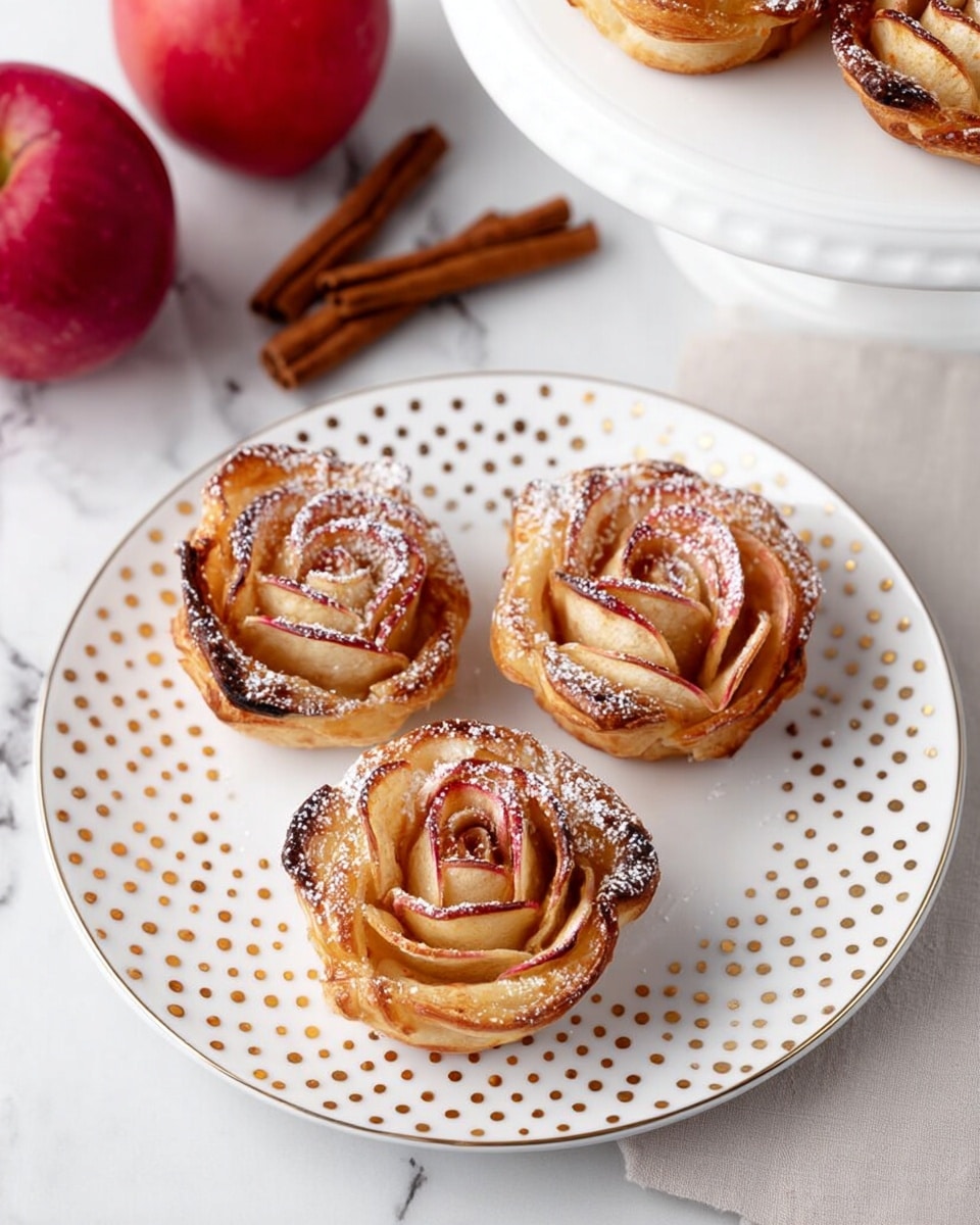 Puff Pastry Apple Roses Recipe - Recipe Image