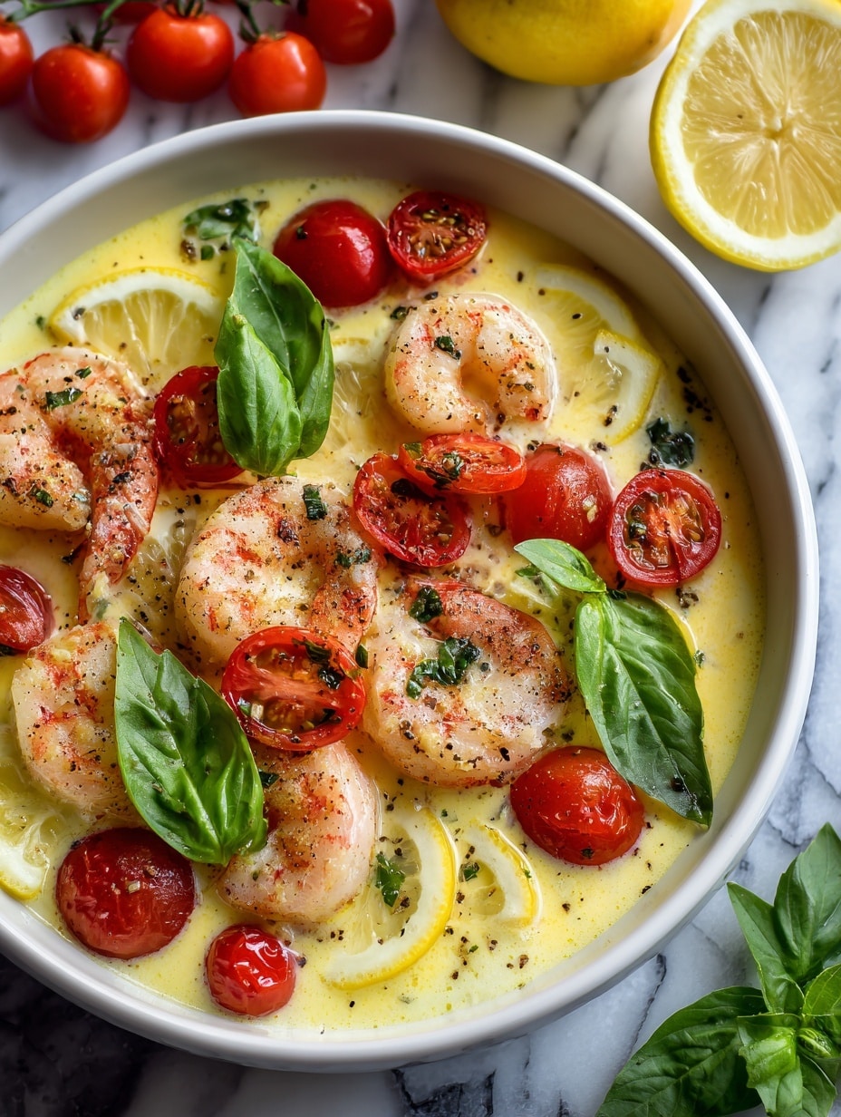 Prawn Mezzelune with Tomatoes and Lemon Bliss Recipe - Recipe Image