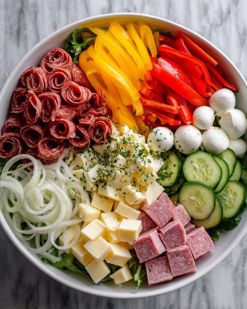 Italian Sub Salad, Two Ways Recipe - Recipe Image