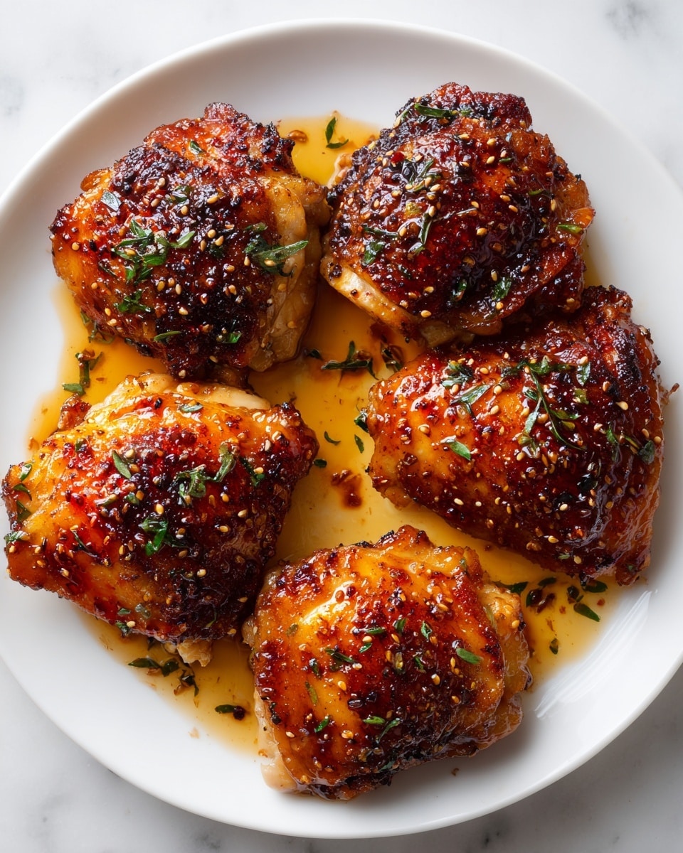 Maple Glazed Chicken Thighs Recipe