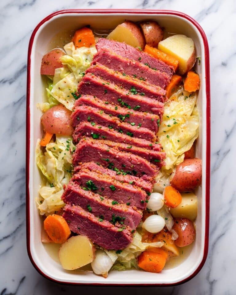 Dutch Oven Corned Beef with Vegetables and Guinness Recipe
