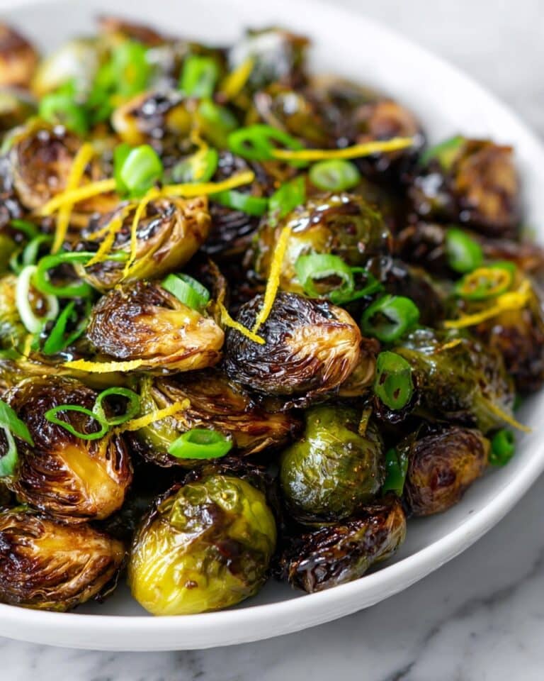 Honey Balsamic Roasted Brussels Sprouts Recipe