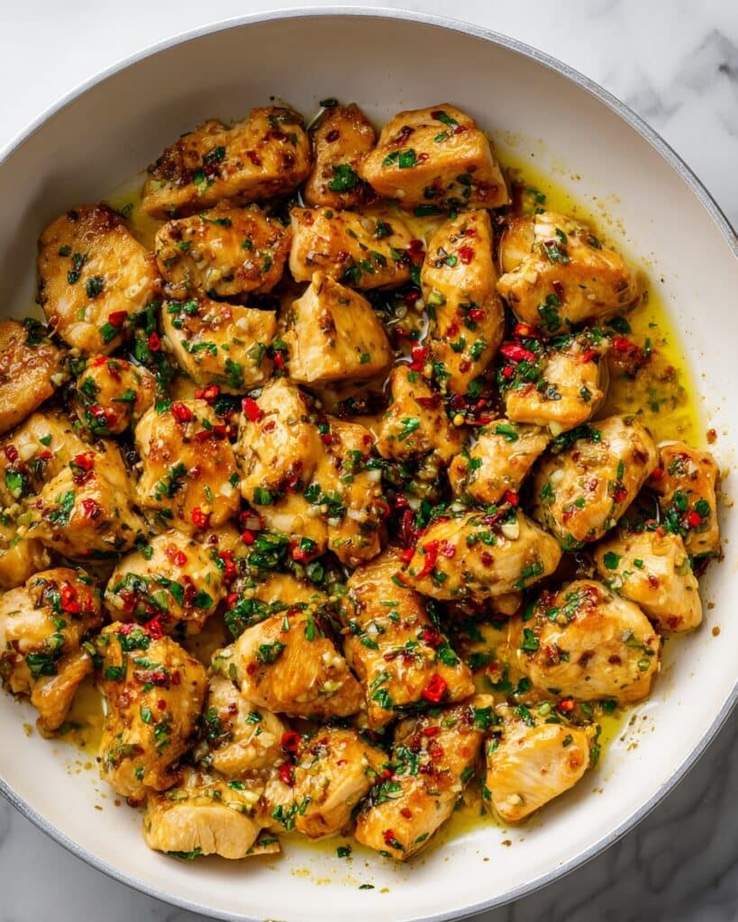 Garlic Butter Chicken Bites Recipe